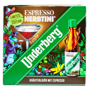 Paket [12 x 0,02L] Underberg Espresso Herbitini - 0,24L 27% vol