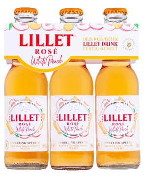 Paket [3 x 0,2L] Lillet Rose White Peach Ready to Drink - 0,6L 10,3% vol
