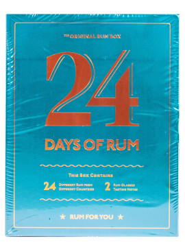 24 Days of Rum Calendar Grüne Edition 2023 - 0,48L 43,7% vol
