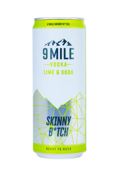 9 Mile Vodka Skinny Bitch Dose - 0,33L 10% vol