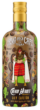 Cream Heroes Lily Cafeton Kaffee-Tequila - 0,7L 17% vol