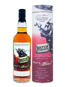 Peats Beast Pedro Ximenez Sherry Cask Finish - Batch Strength - Single Malt Scotch Whisky - 0,7L 54,1% vol