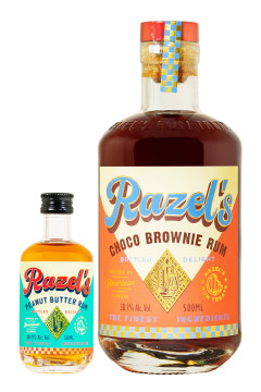 Razel's Choco Brownie Rum mit Miniatur - 0,55L 38,1% vol Razel's Choco Brownie Rum mit Miniatur - 0,55L 38,1% vol