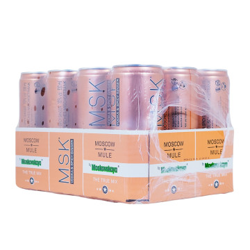 Paket [12 x 0,33 L] MSK Moscow Mule Vodka & Spicy Ginger - 3,96L 10% vol