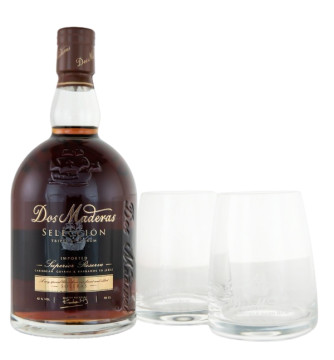 Dos Maderas Seleccion Superior Reserve Rum + 2 Gläser - 0,7L 42% vol