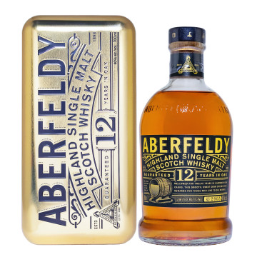 Aberfeldy 12 Years Old Gold Bar Edition Highland Single Malt Scotch Whisky - 0,7L 40% vol