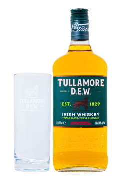 Tullamore Dew mit Longdrink Glas - 0,7L 40% vol