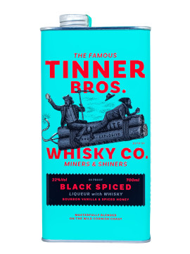Tinner Bros Black Spiced Whisky Liqueur - 0,7L 22% vol