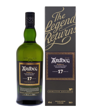Ardbeg 17 Years Old Islay Single Malt Scotch Whisky - 0,7L 40% vol