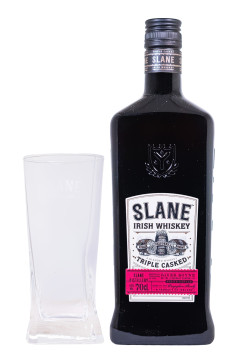 Slane Irish Whiskey mit Longdrinkglas - 0,7L 40% vol Slane Irish Whiskey mit Longdrinkglas - 0,7L 40% vol