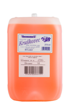 Moreska Kruskovec - 10L 25% vol Moreska Kruskovec - 10L 25% vol