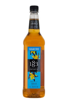 Maison Routin 1883 Vanille Sirup zuckerfrei PET-Flasche - 1 Liter