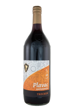 Plavac Tikves Rotwein trocken - 1 Liter 12% vol Plavac Tikves Rotwein trocken - 1 Liter 12% vol