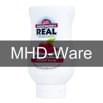 MHD: Real Raspberry Sirup mit Himbeerpüree - 0,5L