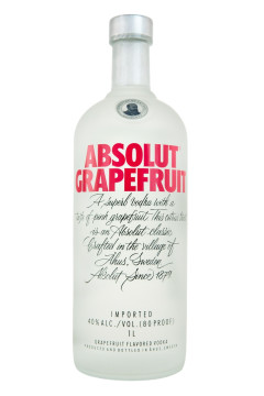 Absolut Ruby Red Grapefruit Flavoured Vodka - 1 Liter 40% vol