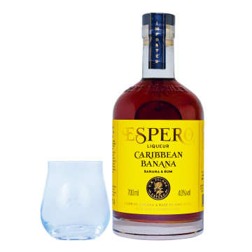 Espero Caribbean Banana Geschenkset - 0,7L 40% vol