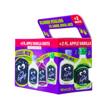 Paket [14 x 0,02L] Kleiner Feigling Jubel Mix Apple Vanilla - 0,28L 15,4% vol