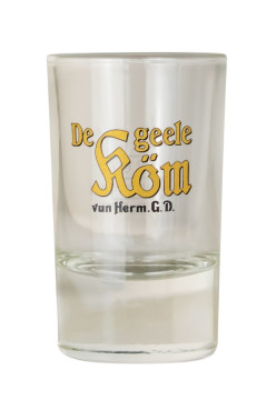 De geele Köm Shotglas De geele Köm Shotglas