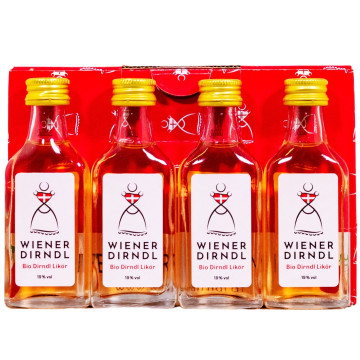 Paket [24 x 0,02L] Wiener Dirndl Likör - 0,48L 19% vol