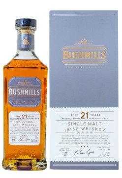 Bushmills 21 Jahre Single Malt Irish Whiskey - 0,7L 40% vol