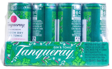 Paket [12 x 0,25L] Tanqueray & Tonic Dose - 3L 10% vol