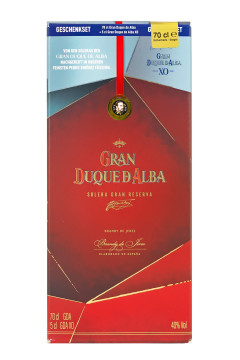 Gran Duque D Alba Geschenkbox mit XO Mini - 0,7L 40% vol