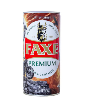 Faxe Premium Lager Bier Dose - 1 Liter 5% vol