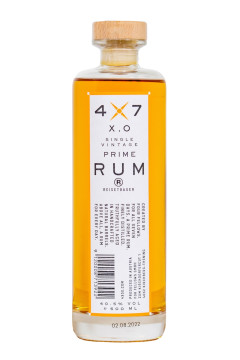 4X7 X.O. Single Vintage Prime Rum - 0,5L 40,5% vol