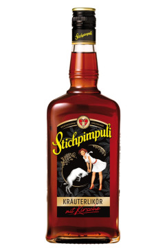 Stichpimpuli Bockforcelorum Kräuterlikör mit Kirsche - 0,7L 35% vol