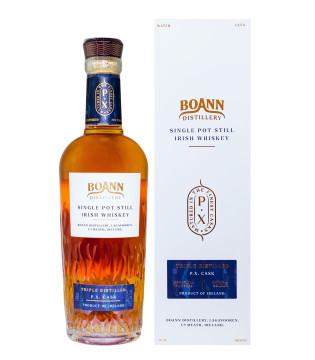 Boann PX Single Pot Still Whiskey - 0,7L 47% vol (16.06.2025) Boann PX Single Pot Still Whiskey - 0,7L 47% vol