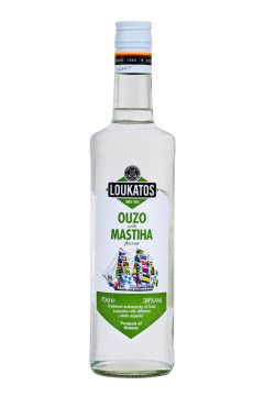 Ouzo mit Masticha - 0,5L 38% vol Ouzo mit Masticha - 0,5L 38% vol
