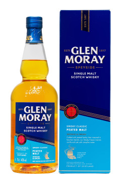 Glen Moray Peated Single Malt Scotch Whisky - 0,7L 40% vol
