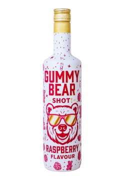 Gummy Bear Shot Raspberry Flavour Likör - 0,7L 14,9% vol