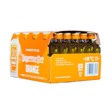 Paket [24 x 0,02L] Jägermeister Orange - 0,48L 33% vol