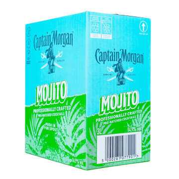Captain Morgan Mojito Bag-Box - 3L 14,9% vol