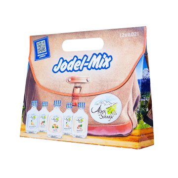 Paket [12 x 0,02L] Alpenschnaps Jodel-Mix - 0,24L 34,3% vol
