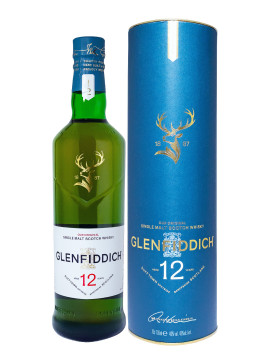 Glenfiddich 12 Jahre Single Malt Scotch Whisky - 0,7L 40% vol