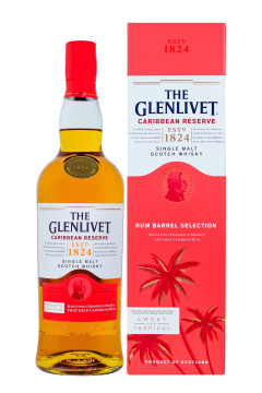 The Glenlivet Caribbean Reserve Single Malt Scotch Whisky - 0,7L 40% vol The Glenlivet Caribbean Reserve Single Malt Scotch Whisky - 0,7L 40% vol