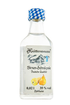 Hüttensause Birnen Schnäpsle - 0,02L 35% vol Hüttensause Birnen Schnäpsle - 0,02L 35% vol