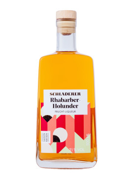 Schladerer Rhabarber Holunder Likör - 0,5L 21% vol