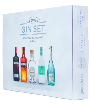 [5 x 0,05L] Premium Gin Tasting Box - 0,25L 42,48% vol