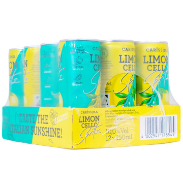 Paket [12 x 0,25L] Carissima Limoncello Spritz - 3L 10% vol