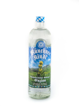 Münchner Kindl Enzian aus Oberbayern - 0,7L 40% vol