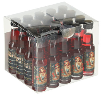 Paket [20 x 0,02L] Scharfe Granate Granatapfel Chili Likör - 0,4L 18% vol