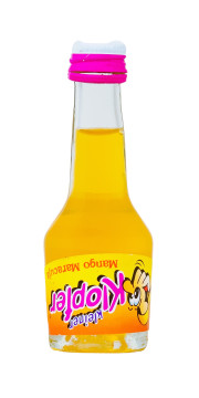 Kleiner Klopfer Mango Maracuja Glas-Flasche Kurzer Shot - 0,02L 16% vol