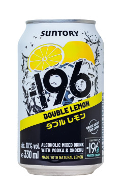 -196 Double Lemon Suntory Vodka & Shochu Dose - 0,33L 10% vol