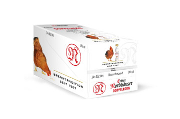 Paket [24 x 0,02L] Echter Nordhäuser Doppelkorn - 0,48L 38% vol