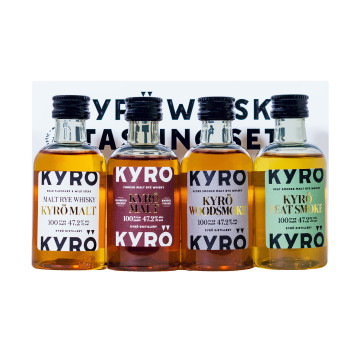 Paket [4 x 0,05L] Kyrö Whisky Tasting Set - 0,2L 47,2% vol