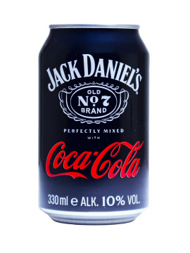 Jack Daniel's Tennessee Whisky & Coca Cola Dose - 0,33L 10% vol