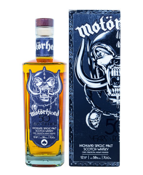 Motörhead 50 Years of Rock & Roll Highland Single Malt Scotch Whisky - 0,7L 58% vol
